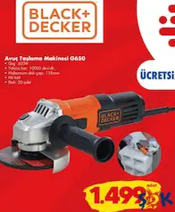 BLACK+DECKER AVUÇ TAŞLAMA MAKİNESİ G650 fiyat ve kampanya bilgisi